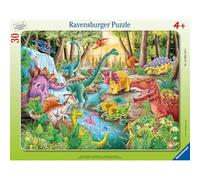 Ravensburger - Puzzle Enfant - Puzzle Cadre 30-48 pièces - Le Rugissement des Dinosaures - Fille ou garçon dès 4 Ans - Puzzle de qualité supérieure - Carton épais et résistant - 12004153