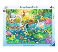 Ravensburger - Puzzle Enfant - Puzzle Cadre 30-48 pièces - L'été à l'étang - Fille ou garçon dès 4 Ans - Puzzle de qualité supérieure - Carton épais et résistant - 12004151