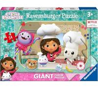 Ravensburger - Puzzle Enfant - Puzzle giant 24 pièces - La cuisine de Gabby - Gabby's dollhouse - Garçon ou fille à partir de 3 ans - Puzzle de qualité supérieure fabriqué en Europe - Aventure - 03178