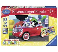Ravensburger - Puzzle Enfant - Puzzles 2x12 p - Mickey, Minnie et Leurs Amis - Disney - Dès 3 Ans - 07565
