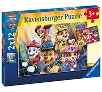 Ravensburger - Puzzle Enfant - Puzzles 2x12 p - Nos sauveteurs à Quatre Pattes/Pat'Patrouille, Le Film - Dès 3 Ans - 05151
