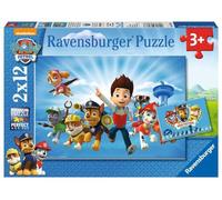 Ravensburger Puzzles Pat' Patrouille 2x12 pièces pour enfants dès 3 ans