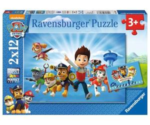 Ravensburger - Puzzle Enfant - Puzzles 2x12 p - Ryder et la Pat‘Patrouille - Dès 3 Ans - 07586