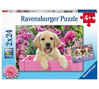 Ravensburger - Puzzle Enfant - Puzzles 2x24 p - Amis Tout Doux - Dès 4 Ans - 05029
