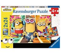 Ravensburger - Puzzle Enfant - Puzzles 2x24 p - Les Minions en Action - Minions 2 - Dès 4 Ans - 05085