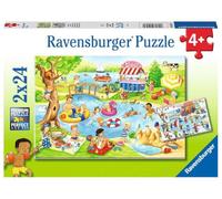 Ravensburger - Puzzle Enfant - Puzzles 2x24 p - Loisirs au lac - Dès 4 ans - 05057