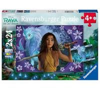 Puzzle 2 x 24 pièces Ravensburger Disney Raya et le dernier dragon
