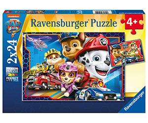 Ravensburger - Puzzle Enfant - Puzzles 2x24 p - Toujours prêts ! - Pat'Patrouille, Le Film - Dès 4 Ans - 05154