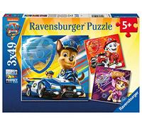 Ravensburger - Puzzle Enfant - Puzzles 3x49 p - Chase, Marcus et Stella / Pat'Patrouille Le Film - Dès 5 ans - 05218