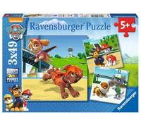 Lot de 3 Puzzles - Ravensburger - Pat Patrouille - Moins de 100 pièces - Pour Enfant de 4 ans et plus