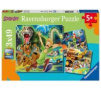 Ravensburger - Puzzle Enfant - Puzzles 3x49 p - Les Aventures de Scooby-Doo - Dès 5 Ans - 05242