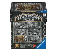 Ravensburger - Escape Puzzle 99 pièces - pour Adulte et Enfant dès 12 Ans - Le Grenier du manoir - Puzzle de qualité supérieure - Puzzlez & Résolvez - 16881