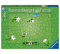 Ravensburger - Puzzle Expert - Adulte et Enfant à partir de 14 Ans - Krypt Puzzle 736 pièces - Néon Green - Effet Fluo - Contient Un Guide d'assemblage - 17364