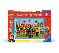 Ravensburger - Puzzle Fireman Sam Rescuers Are Coming 2x12p
