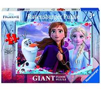 Ravensburger - Puzzle Frozen 2, Collection Giant Sol Idée Cadeau pour Enfants 3+ Ans, Jeu Éducatif et Stimulant, 24 Pièces Géantes, 70 x 50 cm