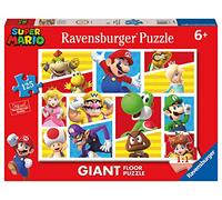 Ravensburger - Puzzle Giant 125 pièces - Les Fans de Super Mario | Fille ou garçon dès 6 ans - Puzzle de qualité supérieure - Carton épais et résistant - Grandes pièces