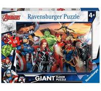 Ravensburger - Puzzle Giant 60 pièces - Les héros - Marvel Avengers | Fille ou garçon dès 4 ans - Puzzle de qualité supérieure - Carton épais et résistant - Grandes pièces