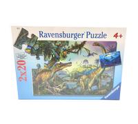 Ravensburger Puzzle Gigantesque La Préhistoire 090389 2 x 20 Pièces 26 X 18 CM