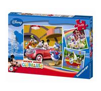 Ravensburger Puzzle - Le club Mickey Mouse, 3x49 pièces
