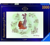 RAVENSBURGER Puzzle Les trésors de la voûte de Disney n°1 : Lady 1000 pièces