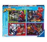 Ravensburger Puzzle Marvel Spider-Man 4 Pack | Puzzle Enfants 5 Ans | Cadeau Fille 5 Ans et Homme 100 Pièces | Puzzle Enfants 36 x 26 cm