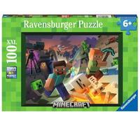 Ravensburger - Puzzle Minecraft 100 pièces - Puzzle Enfant dès 6 Ans - Monstres de Minecraft - 13333