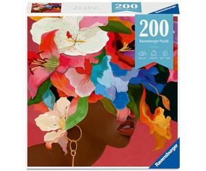 Ravensburger - Puzzle Moment 200 pièces - Lys | Puzzle floral de 200 pièces dédié au lys, format 21 x 33 cm, pour adultes à partir de 14 ans, collection fleurs et idée