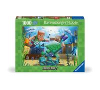 Ravensburger Puzzle Minecraft Mosaic 12000421 – 1000 pièces, dès 14 ans