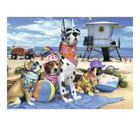 RAVENSBURGER Puzzle No dogs on the beach XXL 100 pièces