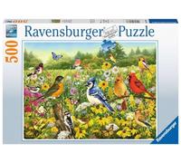 Ravensburger Puzzle Oiseaux dans la Prairie de 500 pièces pour Adultes et Enfants à partir de 10 Ans