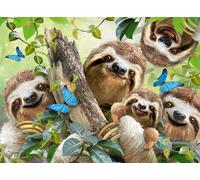 Ravensburger Puzzle Paresseux Selfie de 500 pièces pour Adultes - 12000203 - Outil fabriqué à la Main, fabriqué en Allemagne, Chaque pièce s'assemble Parfaitement