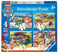 Ravensburger Puzzle Pat Patrouille 4-en-1 12/16/20/24 pièces – Dès 3 ans