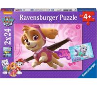 RAVENSBURGER Puzzle Paw Patrol : Skye et Everest 2x24 pièces