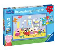 Ravensburger Puzzle Peppa Double 2x12 Pièces