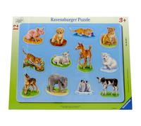 Ravensburger Puzzle Petit Animaux 061037 Enfants Cadre 12 Pièces