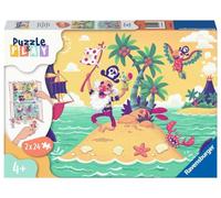 Ravensburger - Puzzle&Play - 2x24 pièces - La Chasse au trésor des Pirates - pour Enfants dès 4 Ans - Puzzle de qualité supérieure - Carton épais et résistant - 05591
