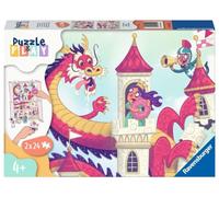 Ravensburger - Puzzle&Play - 2x24 pièces - Le Royaume des Donuts - pour Enfants dès 4 Ans - Puzzle de qualité supérieure - Carton épais et résistant - 05595