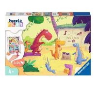 RAVENSBURGER Puzzle&Play : Dinosaures 2x24 pièces