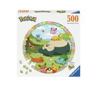 Ravensburger Puzzle rond Pokémon fleuris 500 pièces - Adultes et enfants dès 10 ans