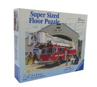 Ravensburger Puzzle Pompier Station 05324 Super Taille 24 Pièces 90 X 60 CM Neuf