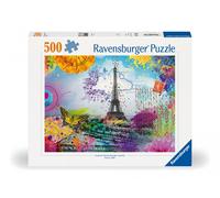 Ravensburger Puzzle 12000772 - Carte Postale de Paris - Puzzle de 500 pièces pour Adultes et Enfants à partir de 12 Ans - Puzzle de Paris - Différentes Couleurs