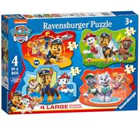 Ravensburger Puzzle Paw Patrol – Lot de 4 puzzles grand format 10/12/14/16 pièces 3+ ans