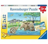 Ravensburger Puzzle pour enfants 05095, dès 3 ans, 2 x 12 pièces