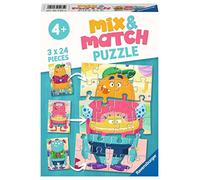 Ravensburger Puzzle pour Enfants - 05135 Mix&Match - Puzzle Amusant - pour Enfants à partir de 4 Ans - avec 3 x 24 pièces