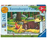 Ravensburger Puzzle pour Enfants - 05226 - Gruffalo et Les Animaux de la forêt - Puzzle pour Enfants à partir de 3 Ans avec 2 x 12 pièces