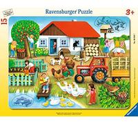 Ravensburger Puzzle pour Enfants 06020 Quelle est sa Place ? - Puzzle à Cadre pour Enfants à partir de 3 Ans, avec 15 pièces