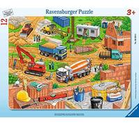 Ravensburger Puzzle 06058 – Les Travaux Chantier – 12 pièces, cadre