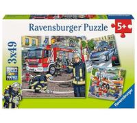 Ravensburger Puzzle Aides d'urgence 09335 9 – 3 x 49 pièces
