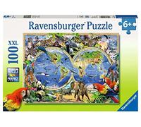 Ravensburger - 10540 3 - Puzzle - Animaux du Monde - 100 Pièces