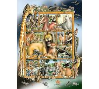 Ravensburger Puzzle pour Enfants - 12000862 Animaux sur l'étagère - Puzzle XXL de 100 pièces pour Enfants à partir de 6 Ans